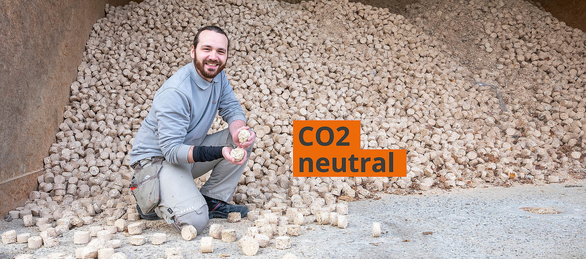 Nachhaltigkeit, CO2-Neutral, Heizen, Holzreste