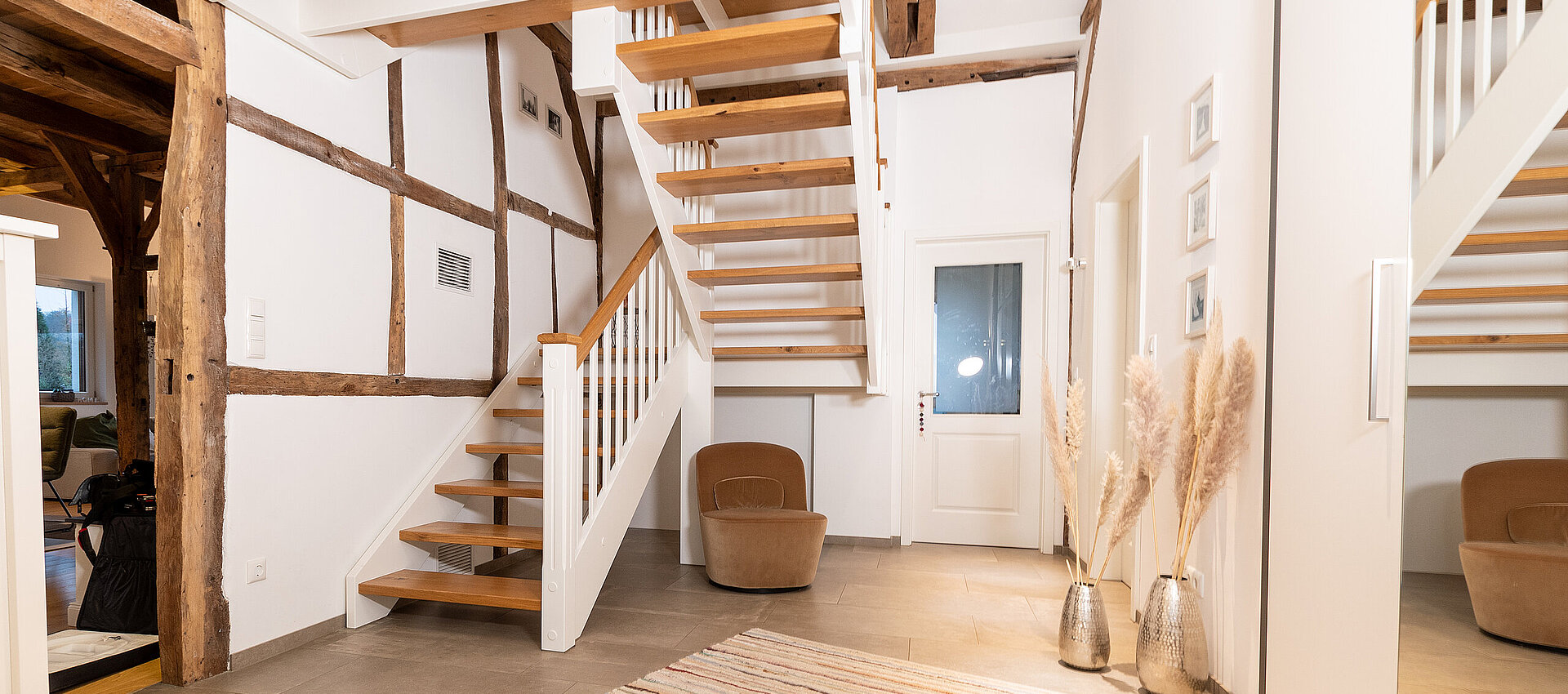 Fachwerk, Renovierung, Treppe, Tischler, Handwerk
