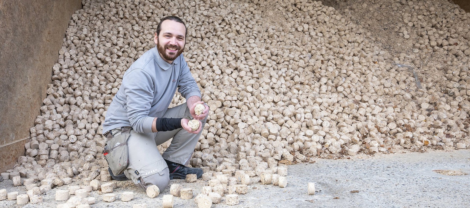 Nachhaltigkeit, CO2-Neutral, Heizen, Holzreste