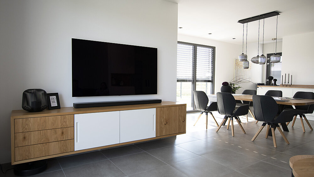 Wohnraum, modern, Esszimmer, 