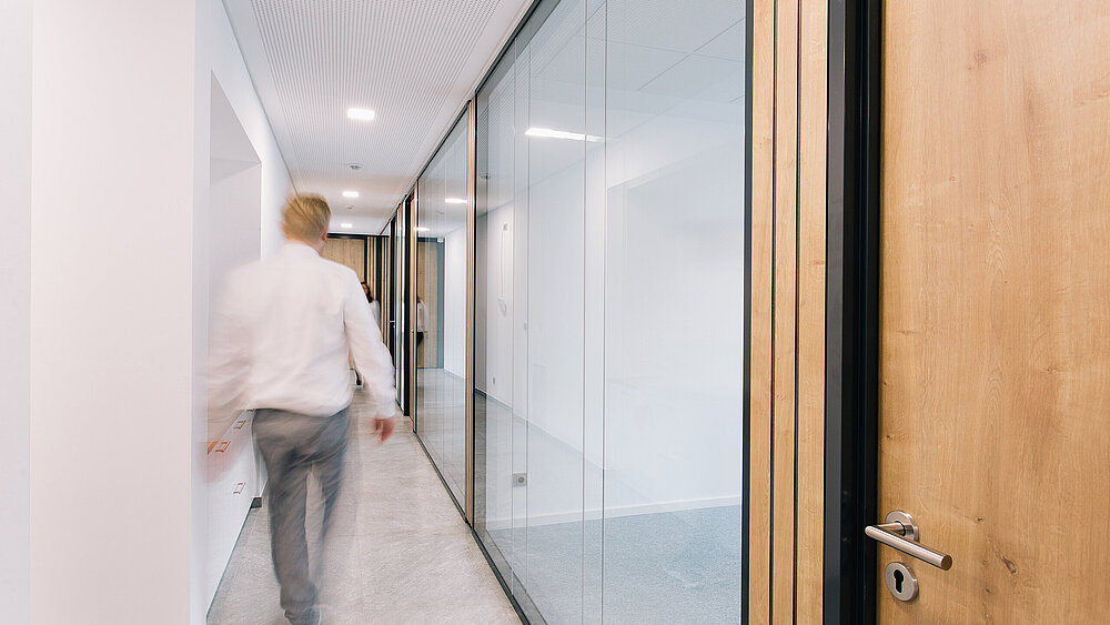 Büro, Gang, Innenausbau