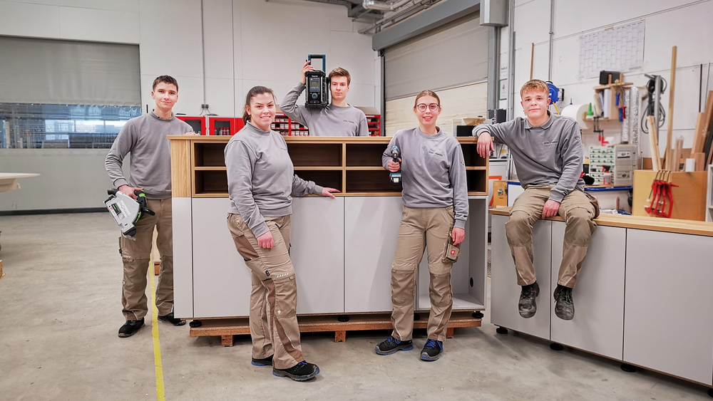Ausbildung, Azubi, Team, Handwerk, Tischler
