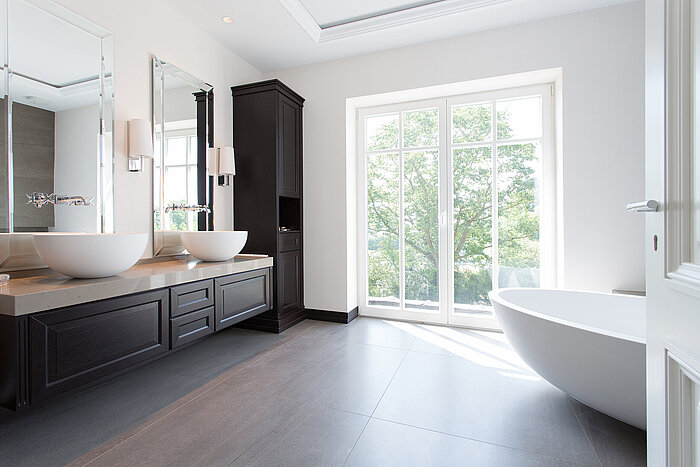 Badezimmer, modern, Innenausbau, Renovierung
