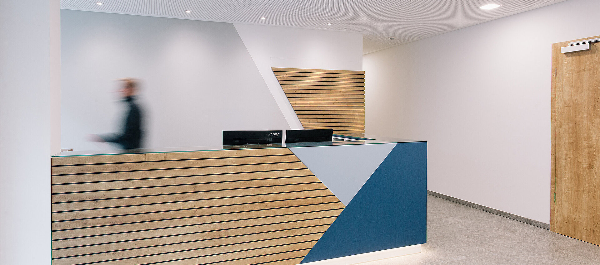 Büro, Empfang, Innenausbau, Innenarchitektur