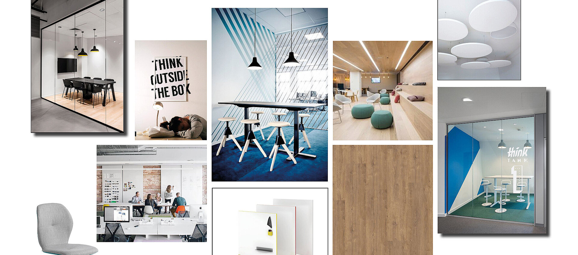 Moodboard, kreativ, Innenarchitektur