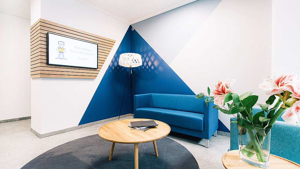 Büro, Empfang, Warten, Innenausbau, Innenarchitektur