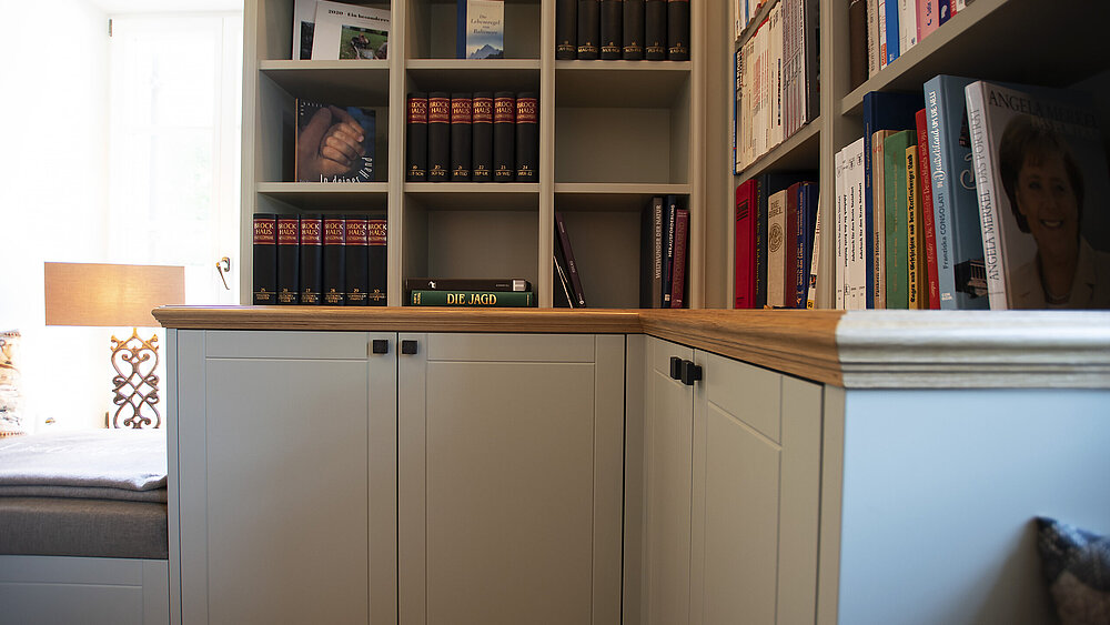 Landhaus; Bibliothek; Raumgestaltung; Innenarchitektur